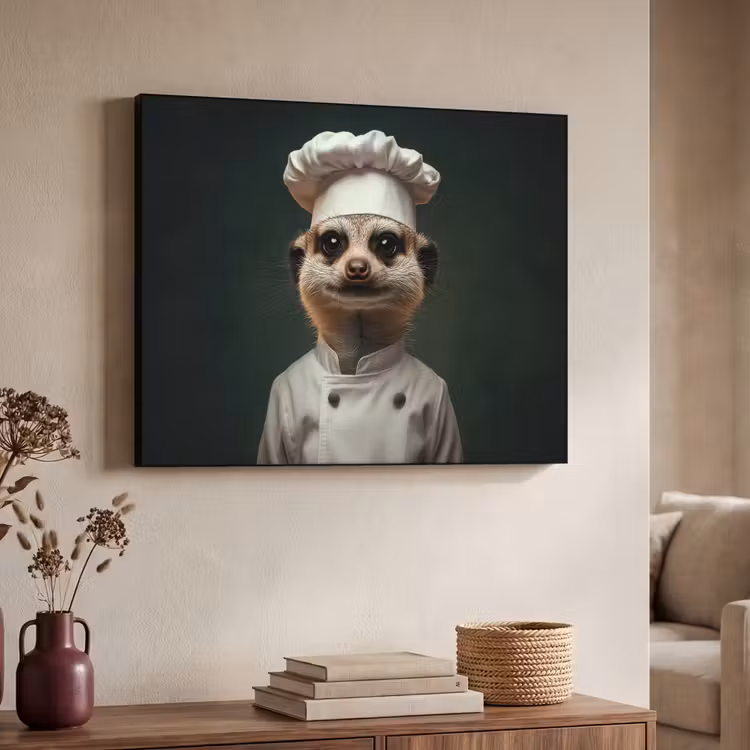 Art Frame - Dier - Kok - Stokstaartje — 4