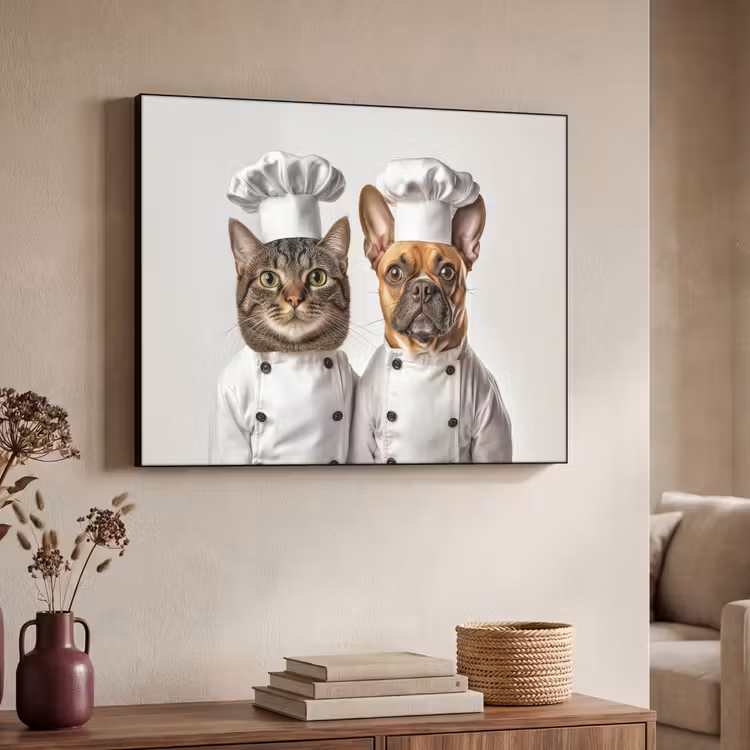 Art Frame - Kat - Hond - Kokskleding — 4