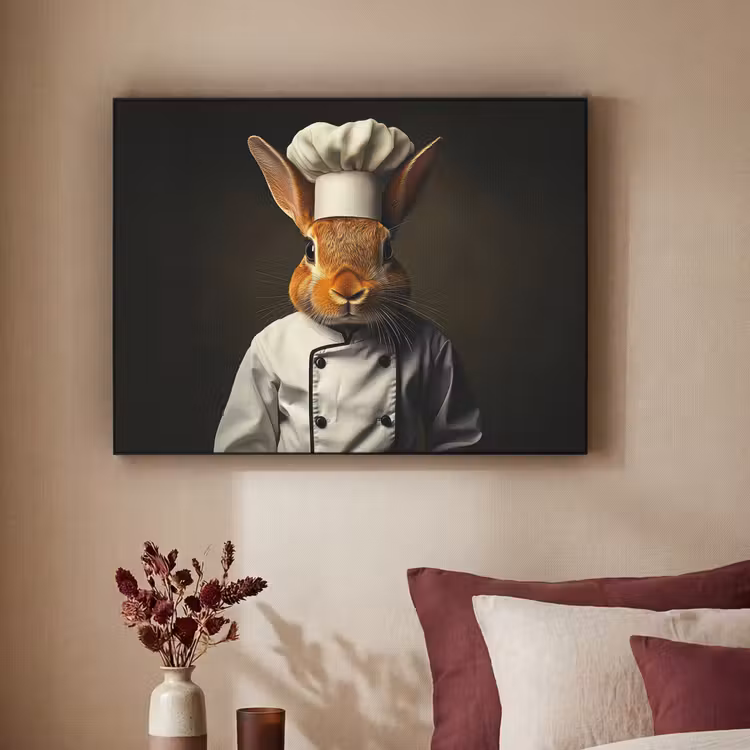 Art Frame - Konijn - Kok - Dier — 2