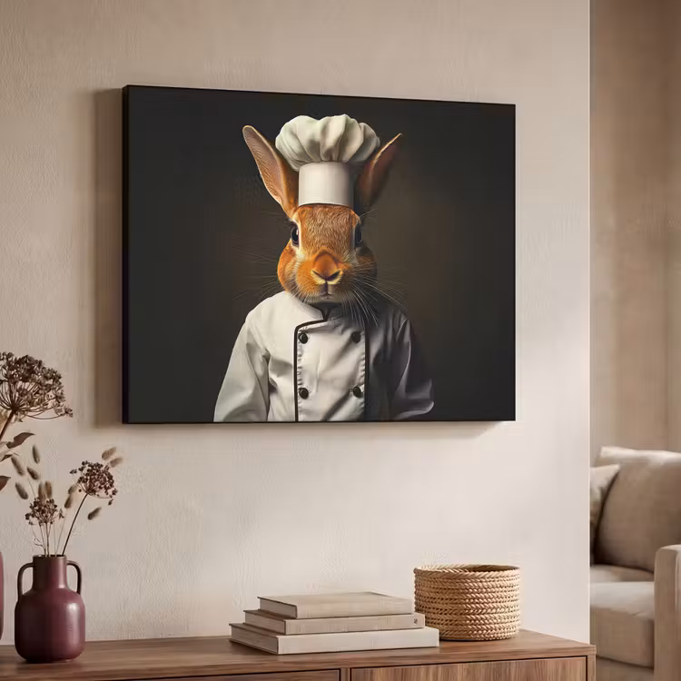 Art Frame - Konijn - Kok - Dier — 4