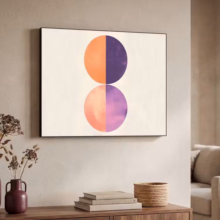 Art Frame - Abstract - Cirkels - Paars — 4
