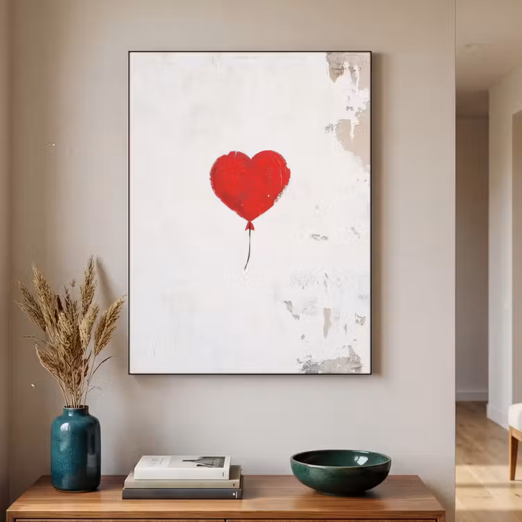Art Frame - Ballon - Rood - Hart — 3
