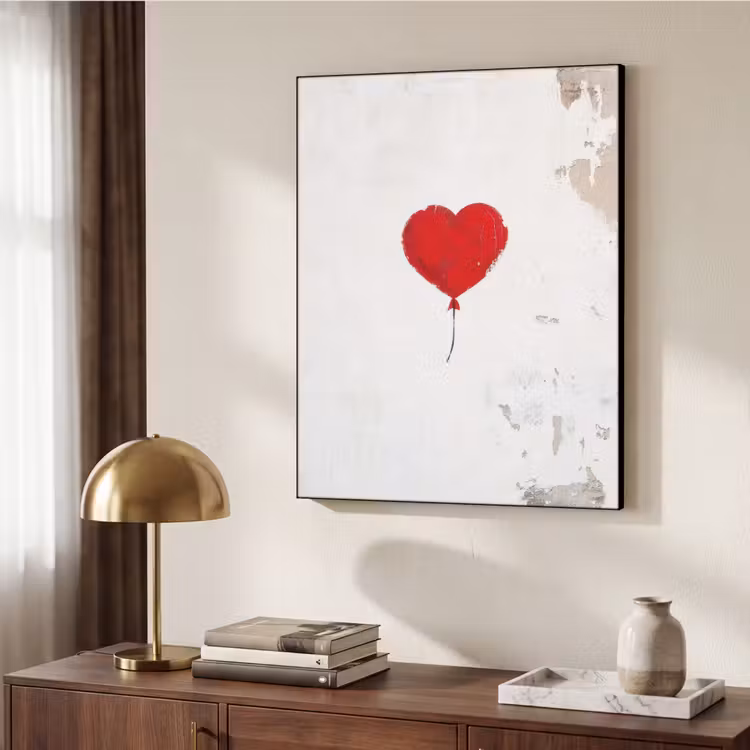 Art Frame - Ballon - Rood - Hart — 7