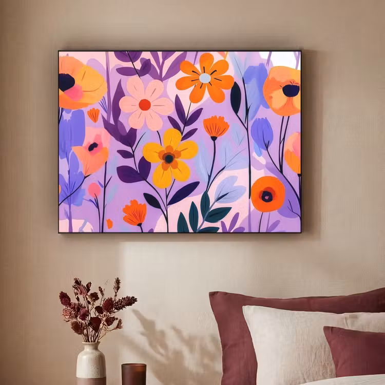 Art Frame - Bloemen - Kleurrijk - Bladeren — 2