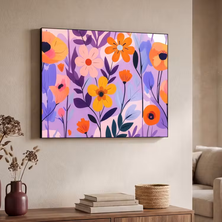 Art Frame - Bloemen - Kleurrijk - Bladeren — 4