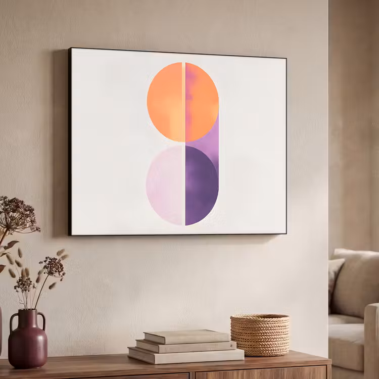 Art Frame - Cirkels - Abstract - Paars — 4