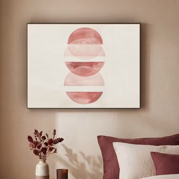 Art Frame - Minimalistisch - Cirkels - Roze — 2