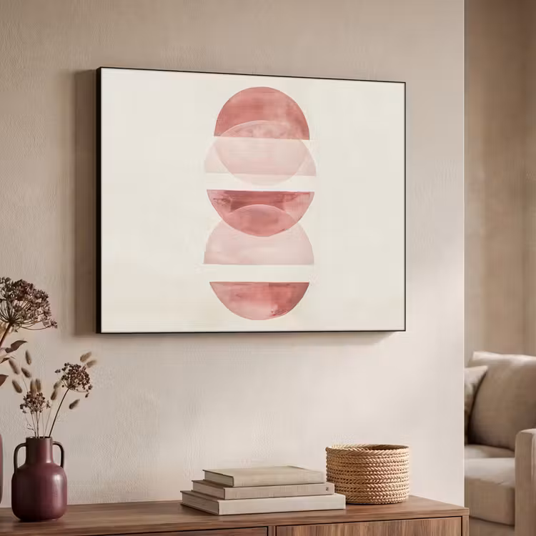 Art Frame - Minimalistisch - Cirkels - Roze — 4