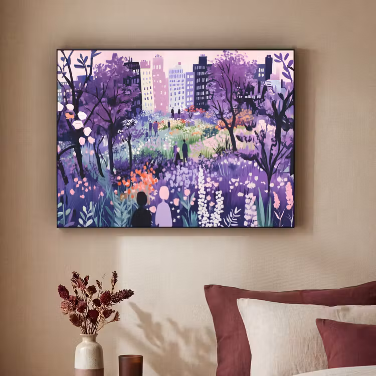 Art Frame - Park - Bomen - Bloemen - Gebouwen — 2