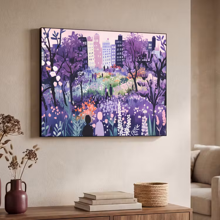 Art Frame - Park - Bomen - Bloemen - Gebouwen — 4