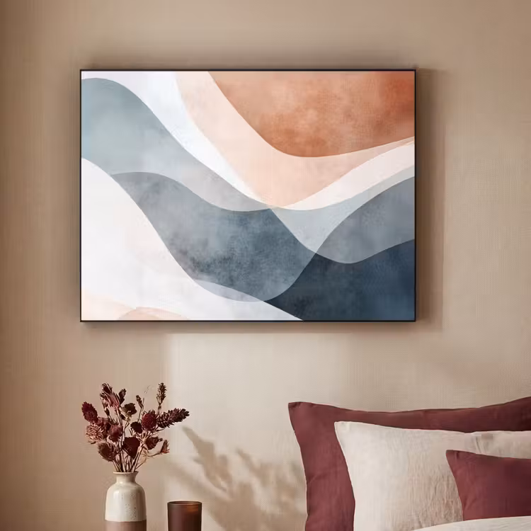 Art Frame - Abstract - Golven - Blauw — 2