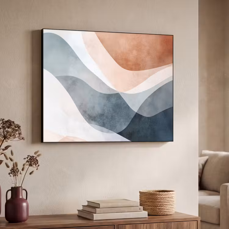 Art Frame - Abstract - Golven - Blauw — 4