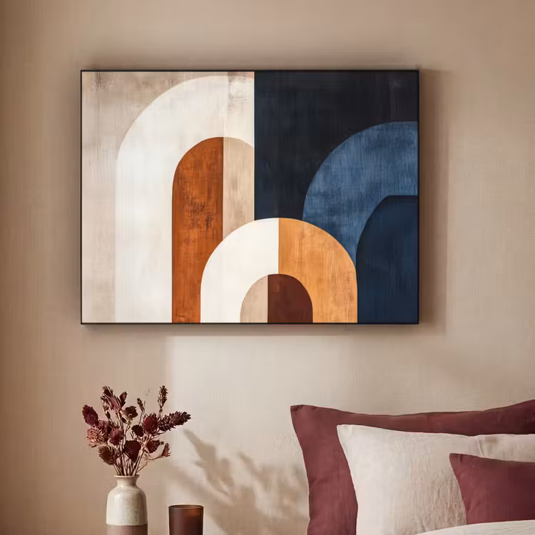 Art Frame - Abstract - Vormen - Donkerblauw — 2