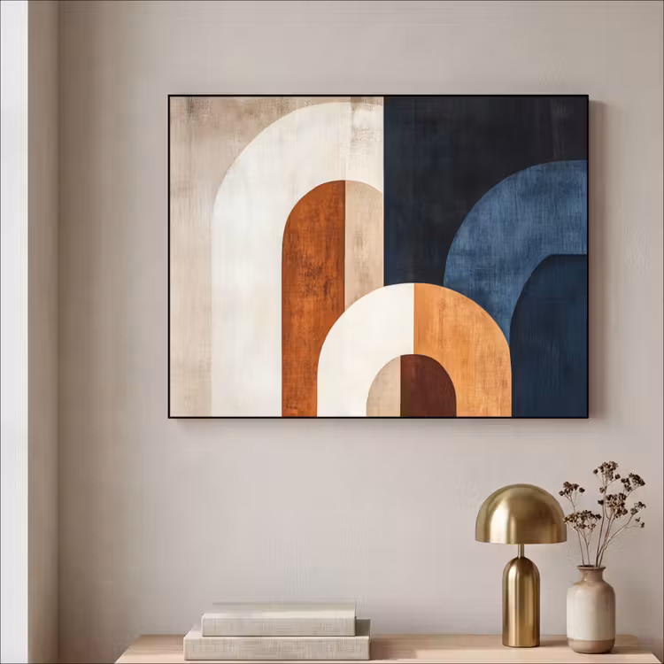 Art Frame - Abstract - Vormen - Donkerblauw — 3