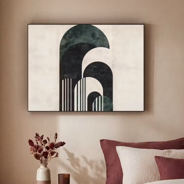 Art Frame - Bogen - Donkergroen - Lijnen — 2
