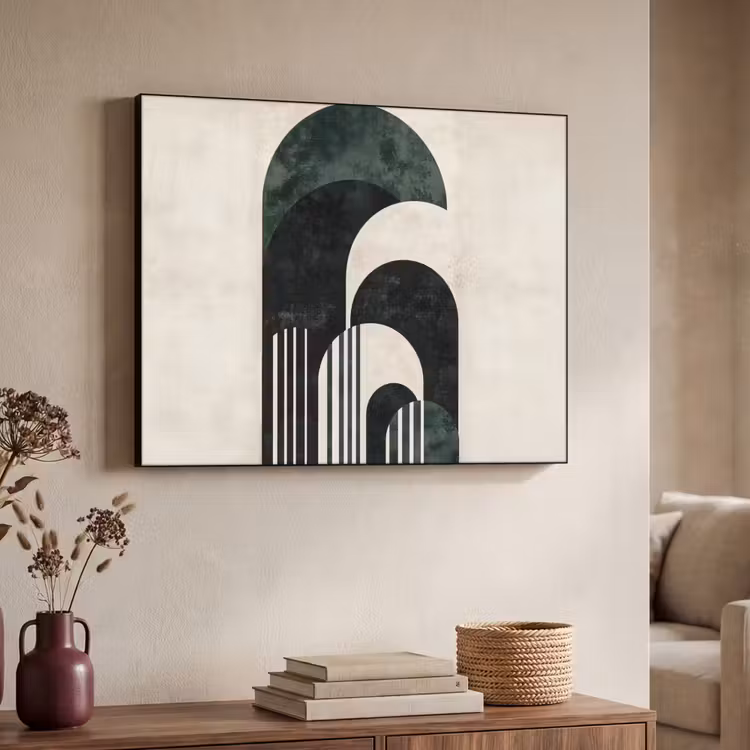 Art Frame - Bogen - Donkergroen - Lijnen — 4