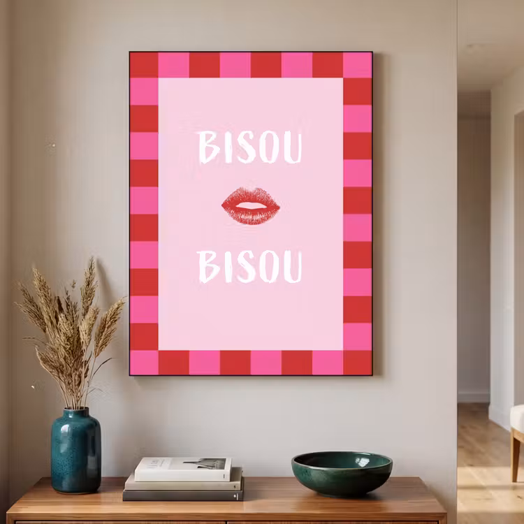 Art Frame - Kiss - Roze - Frans - Valentijn — 2