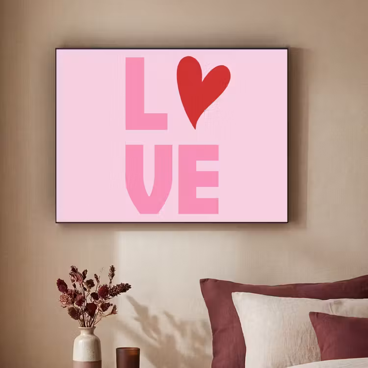 Art Frame - Love - Roze - Hart - Valentijn — 2