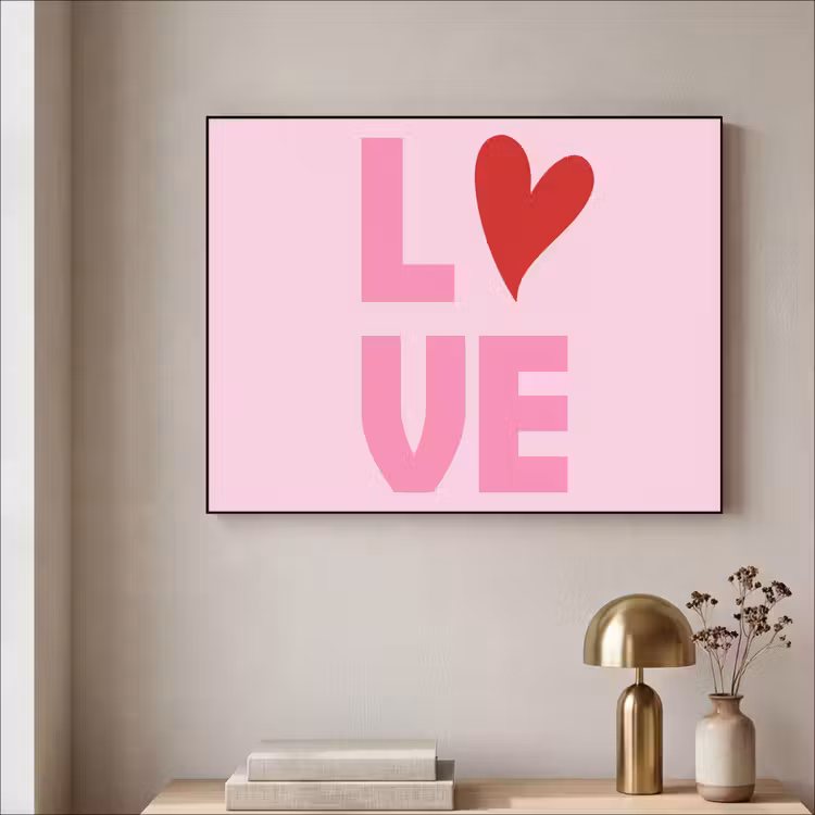 Art Frame - Love - Roze - Hart - Valentijn — 3