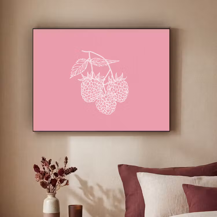 Art Frame - Frambozen - Steel - Getekend - Roze — 2