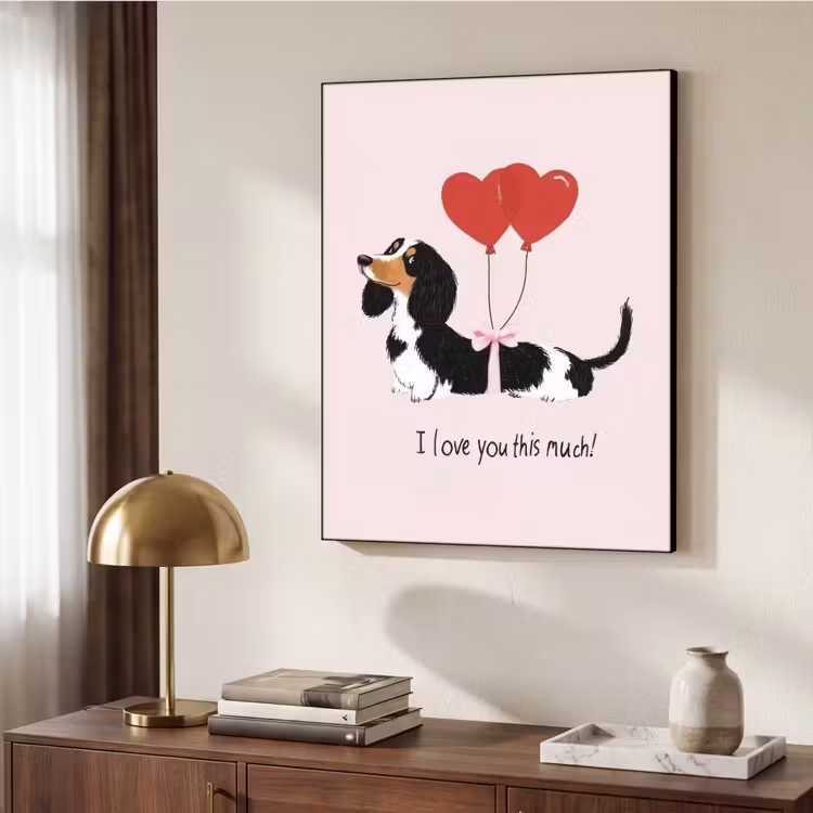 Art Frame - Hond - Teckel - Valentijn - Love — 7