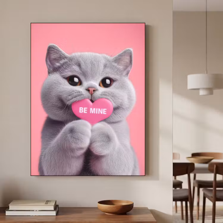Art Frame - Kat - Valentijn - Roze - Liefde — 5