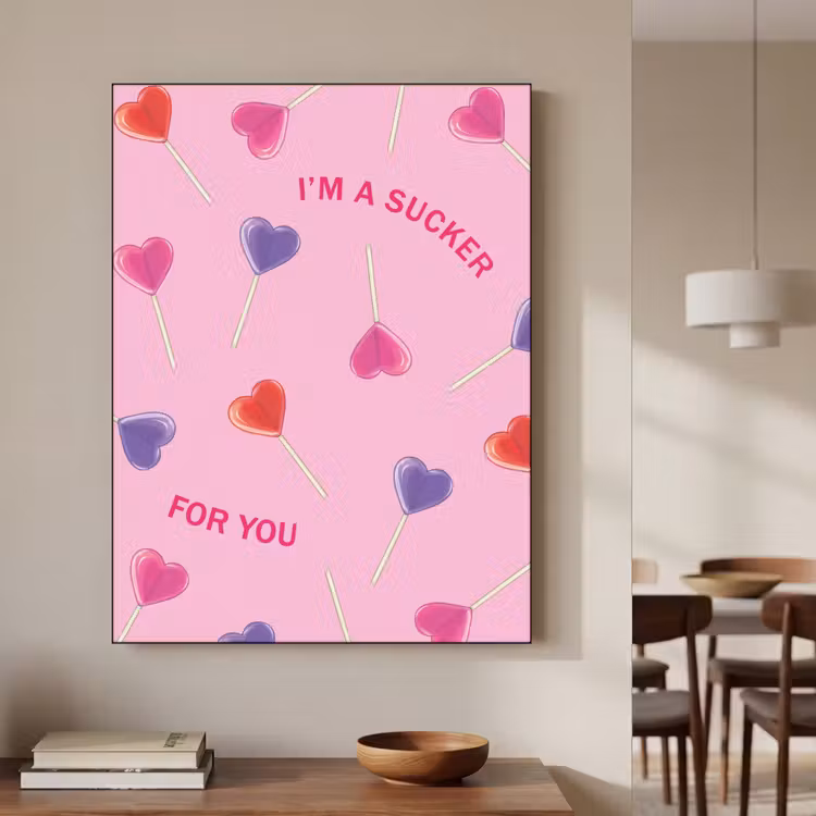 Art Frame - Lolly - Valentijn - Illustratie - Snoep — 4