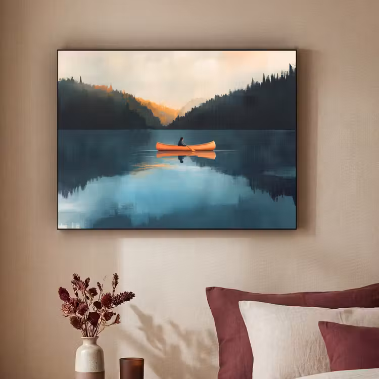 Art Frame - Bossen - Meer - Kano - Oranje — 2