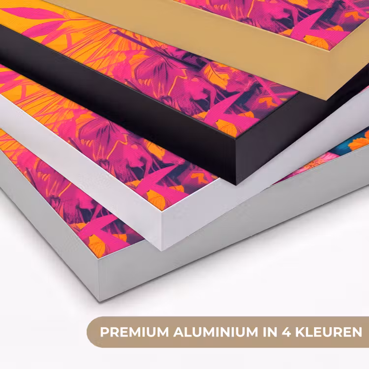 Art Frame - Kimono - Roze - Panda - Bloemenkroon — 5