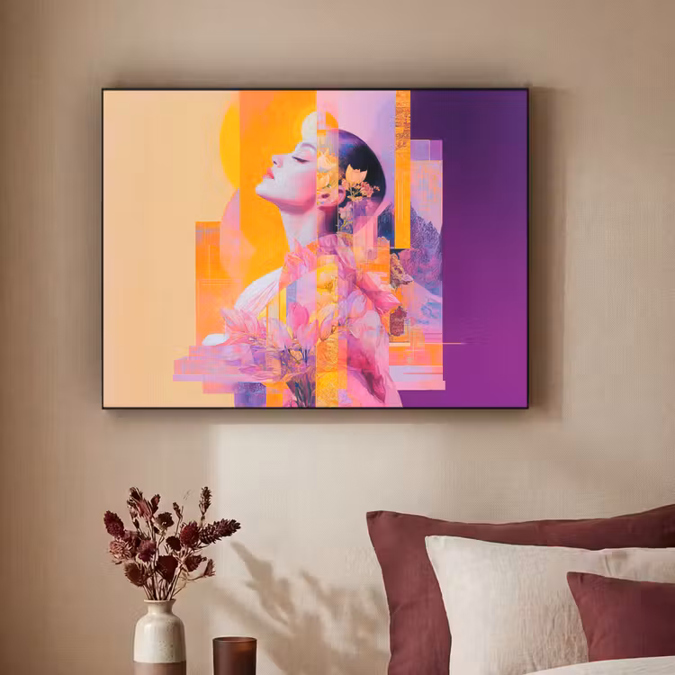 Art Frame - Abstract - Portret - Vrouw - Kleurrijk — 2