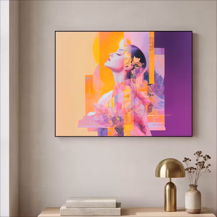 Art Frame - Abstract - Portret - Vrouw - Kleurrijk — 3
