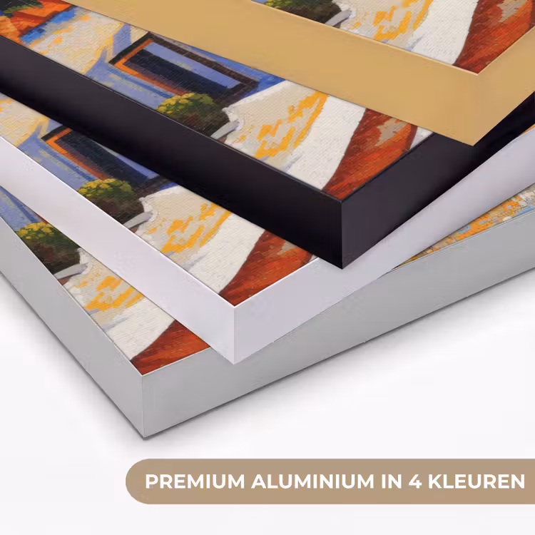 Art Frame - Kustdorp - Huisjes - Mozaïek - Zee — 5