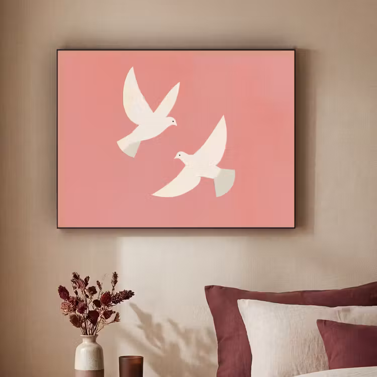Art Frame - Duiven - Wit - Sierlijk — 2