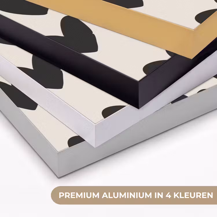 Art Frame - Hartjes - Zwart - Beige — 5