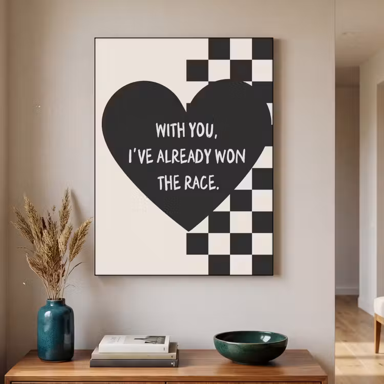 Art Frame - Liefde - Beige - Race — 2