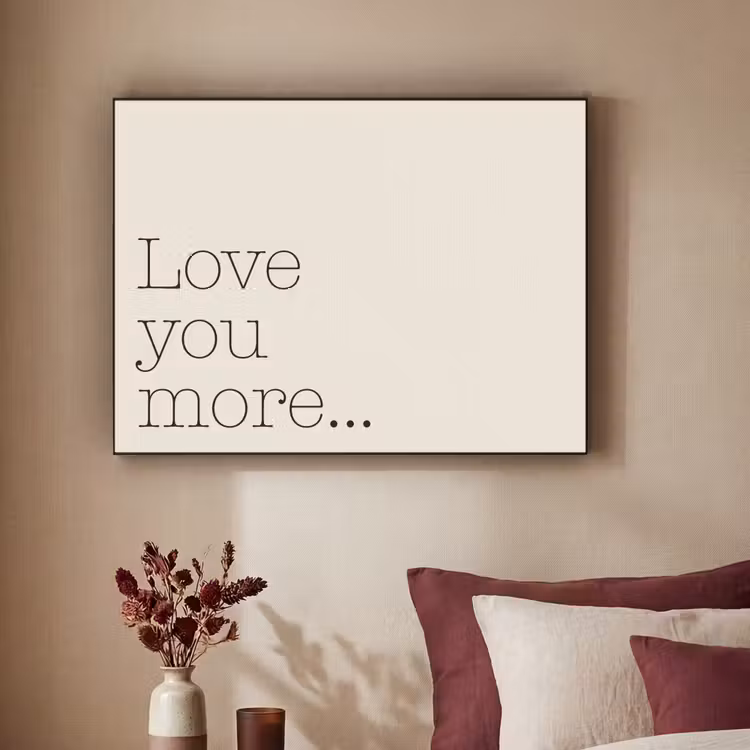 Art Frame - Minimalistisch - Love - Beige — 2