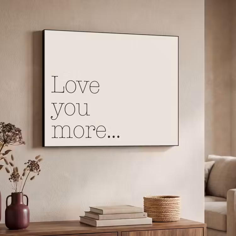Art Frame - Minimalistisch - Love - Beige — 4
