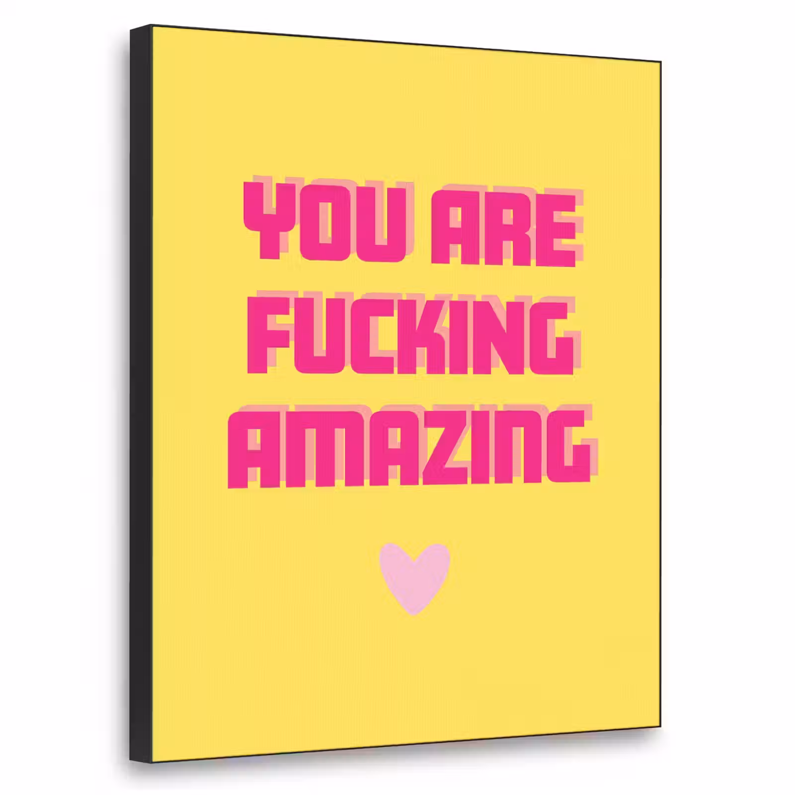 Art Frame - Geel - Valentijn - Tekst — 1