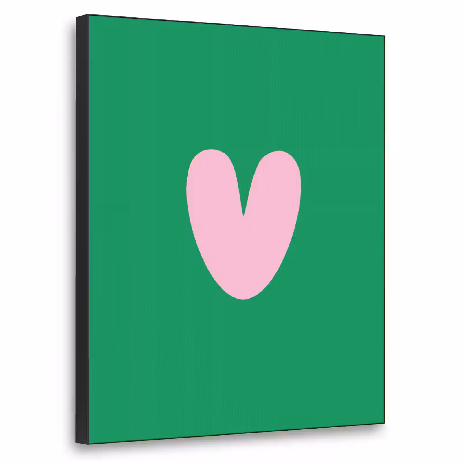 Art Frame - Groen - Hart - Minimalistisch - Valentijn — 1