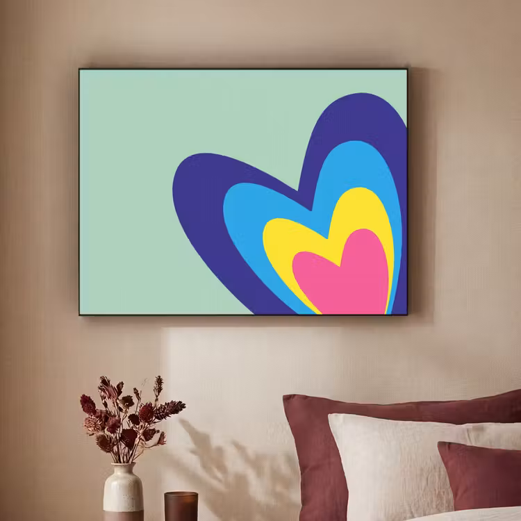 Art Frame - Hartjes - Kleurrijk - Valentijn — 2