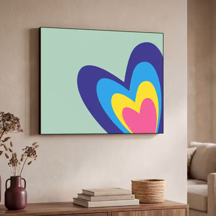 Art Frame - Hartjes - Kleurrijk - Valentijn — 4