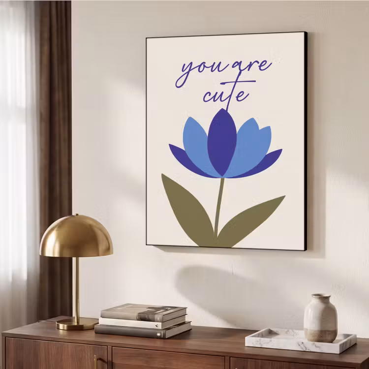 Art Frame - Korenbloem - Valentijn - Bloem - Blauw — 6