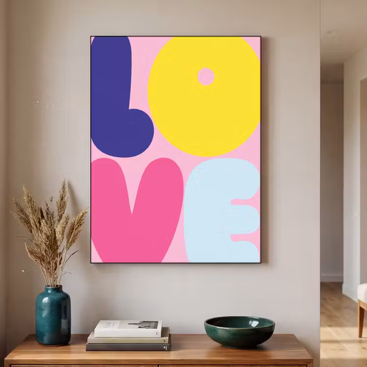 Art Frame - Love - Valentijn - Kleurrijk — 3