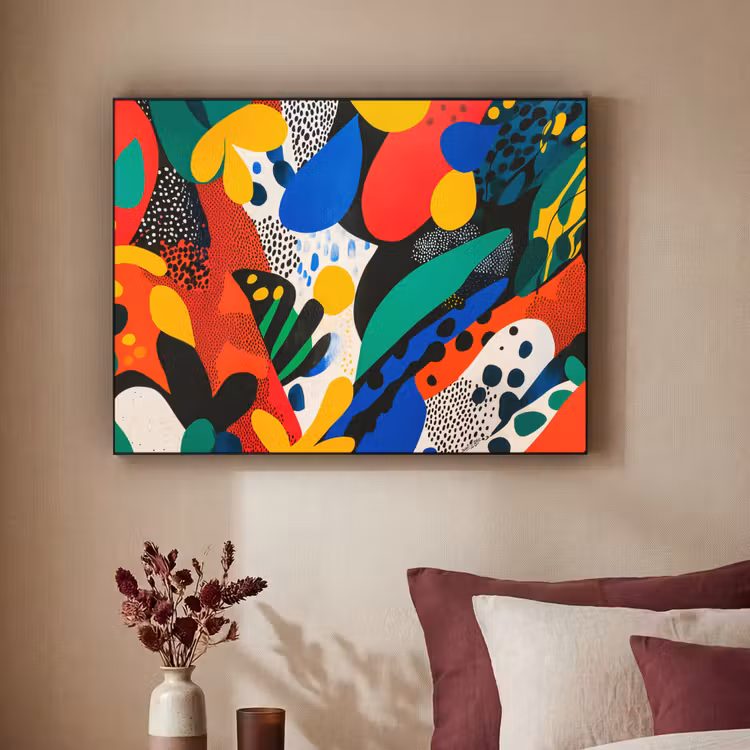 Art Frame - Abstract - Planten - Vormen - Kleurrijk — 2