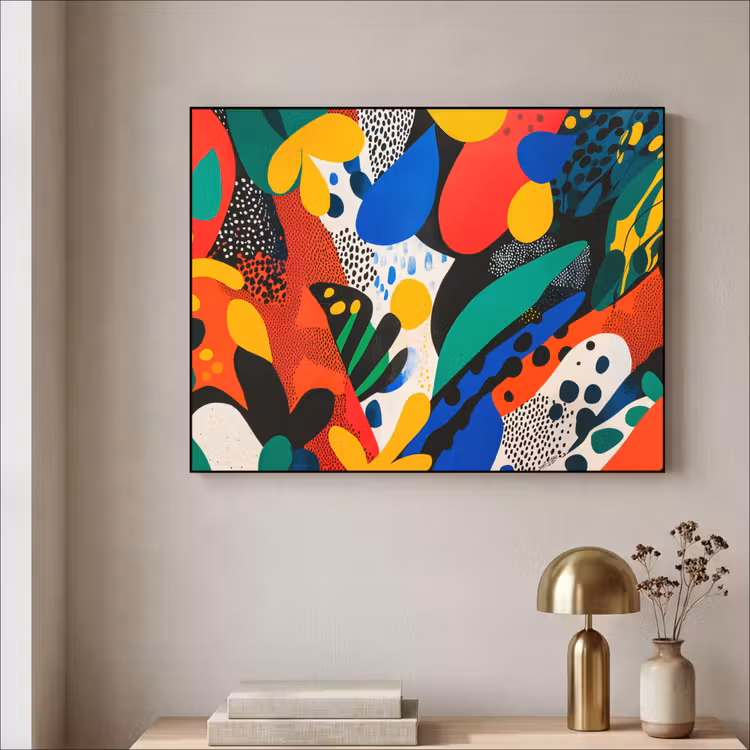 Art Frame - Abstract - Planten - Vormen - Kleurrijk — 3
