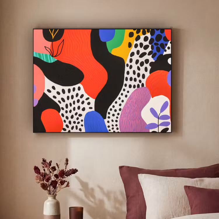 Art Frame - Abstract - Vormen - Kleuren - Stippen — 2