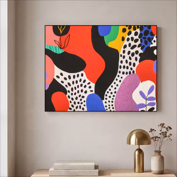 Art Frame - Abstract - Vormen - Kleuren - Stippen — 3