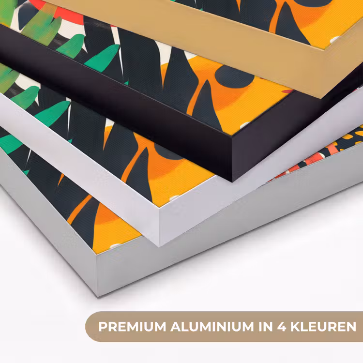 Art Frame - Bladeren - Vormen - Abstract - Kleurrijk — 5