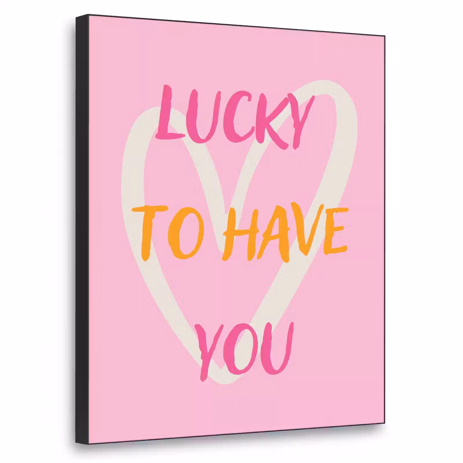Art Frame - Lucky - Love - Valentijn - Roze — 1