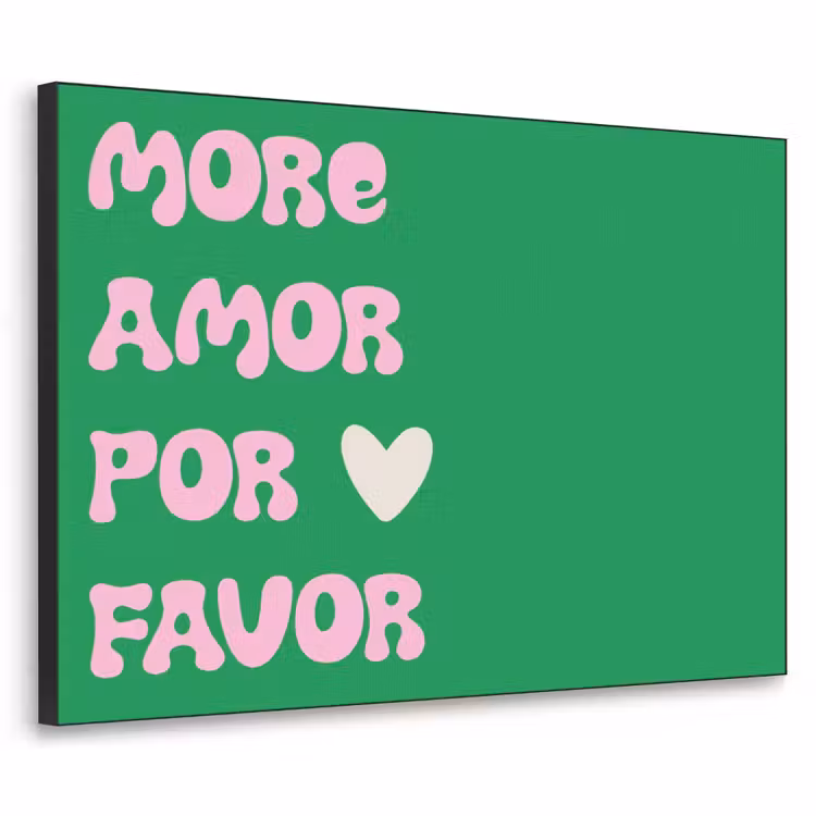 Art Frame - Amor - Valentijn - Groen - Tekst — 1